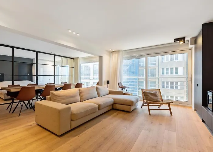 Appartement Hyper-luxeappartement, Zeezicht, Centrum, Airco, Optie Hotelservices