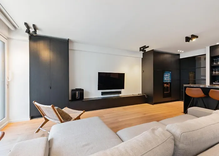 Hyper-luxeappartement, Zeezicht, Centrum, Airco, Optie Hotelservices Appartement Oostende